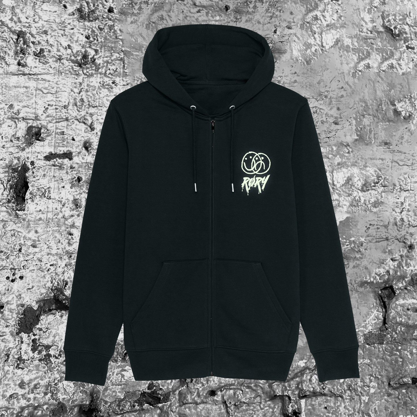 HAPPY SOMEWHERE ZIP HOODIE