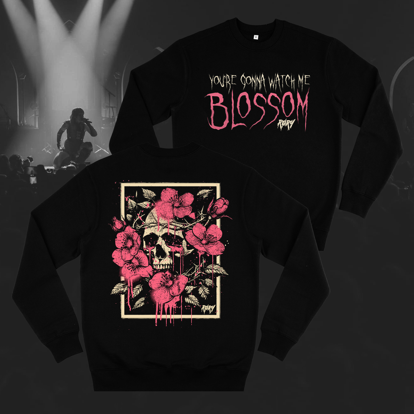 BLOSSOM SWEATSHIRT (BLACK)
