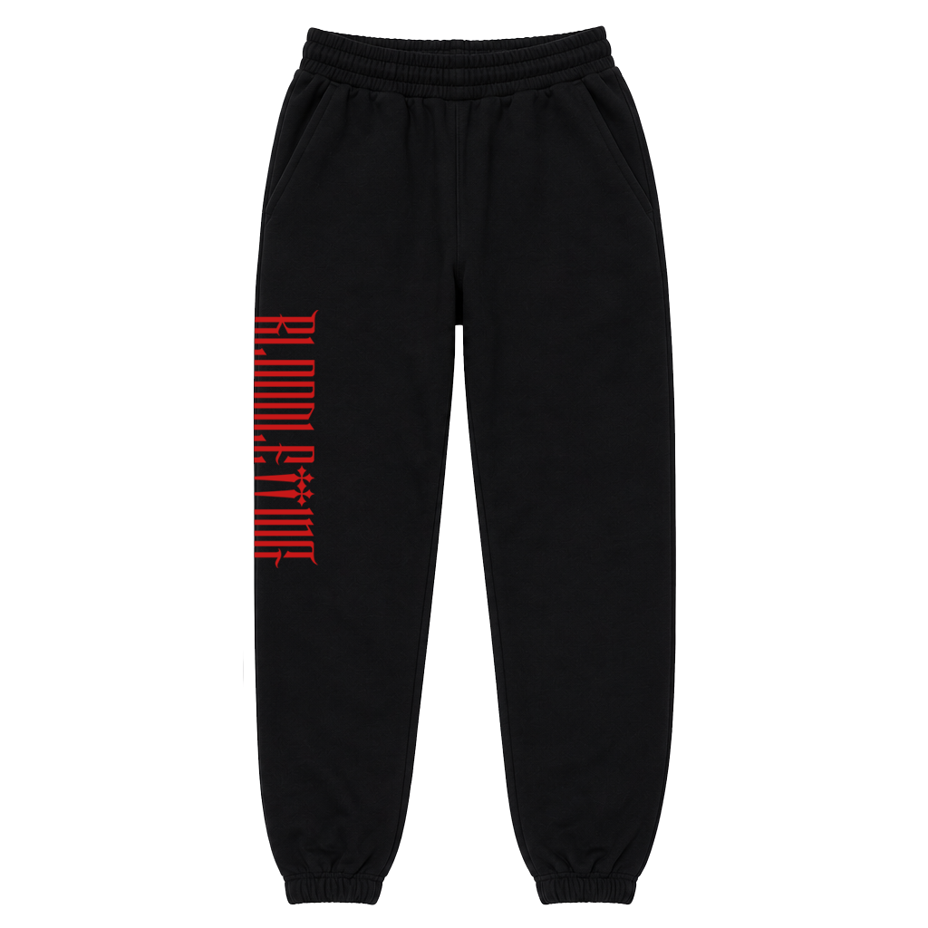 BLOODLETTING SWEATPANTS (BLACK)