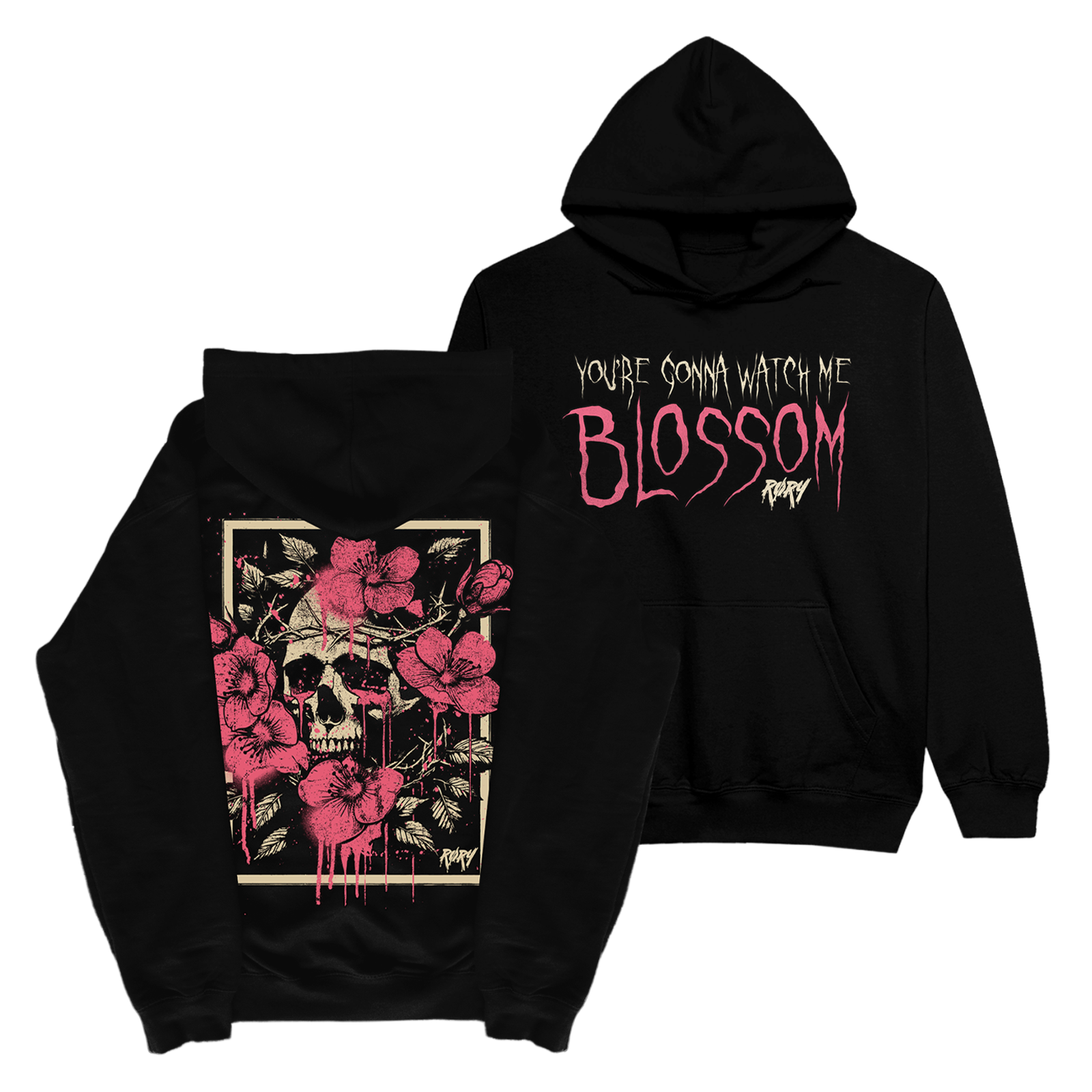 BLOSSOM HOODIE (BLACK)