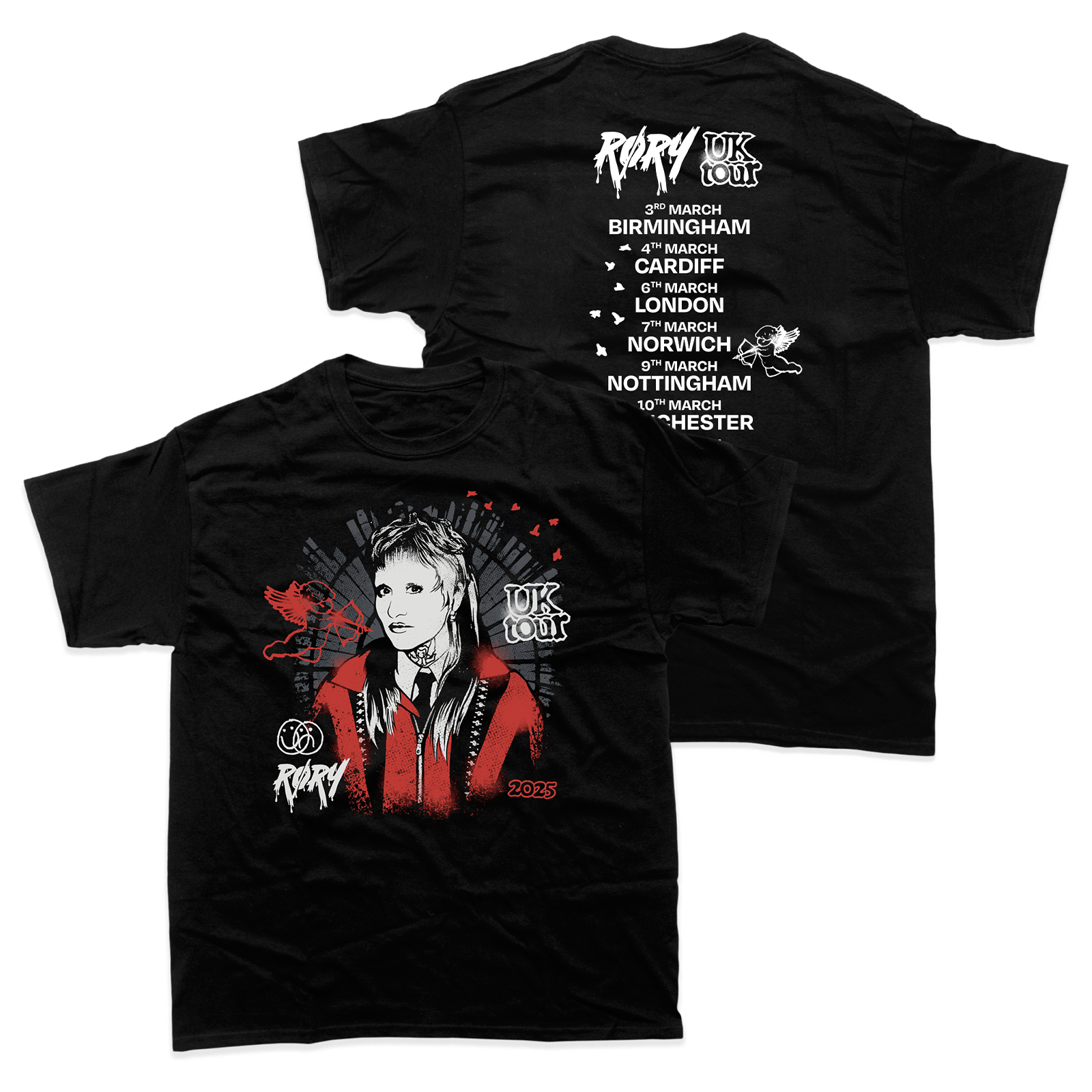 2025 UK TOUR T-SHIRT (BLACK)