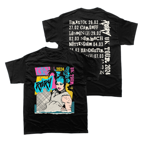 2024 UK TOUR T-SHIRT (BLACK)