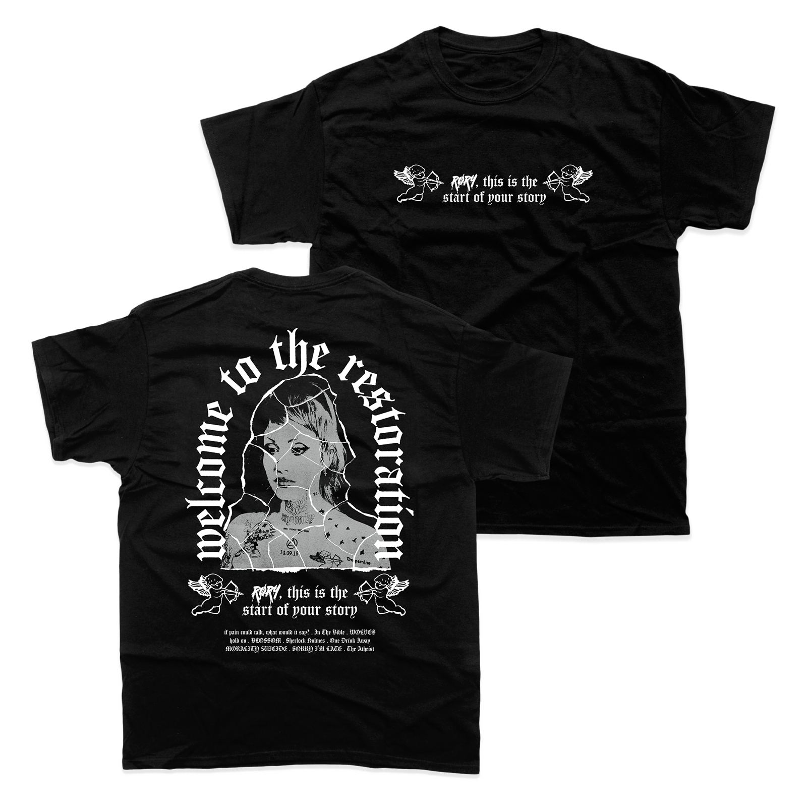 WELCOME TO THE RESTORATION T-SHIRT (BLACK)