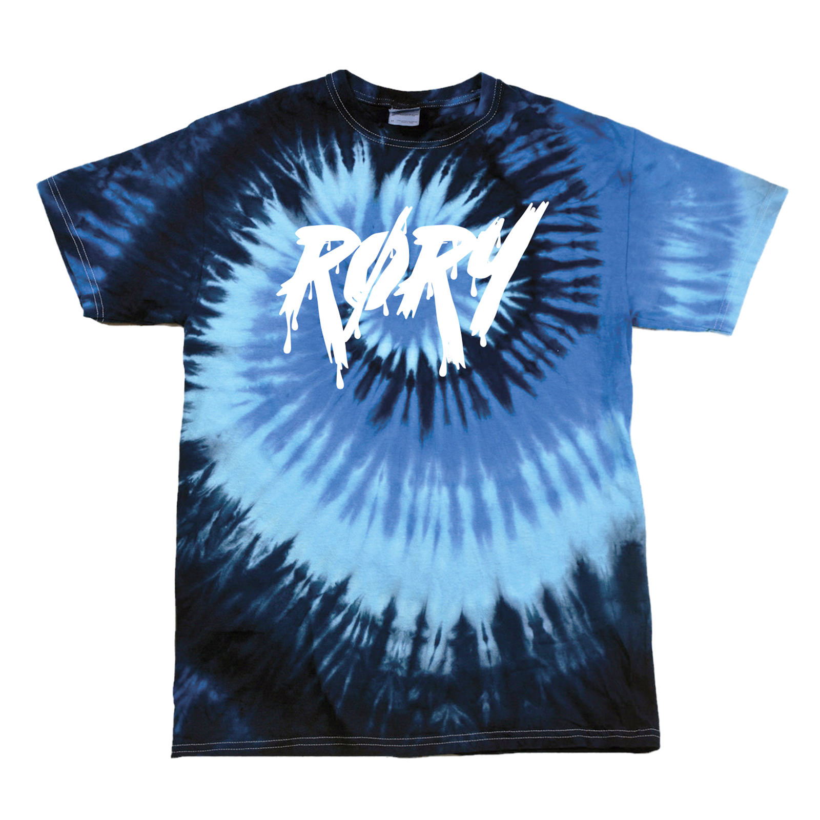 RORY TIE DYE T-SHIRT (BLUE/BLACK)