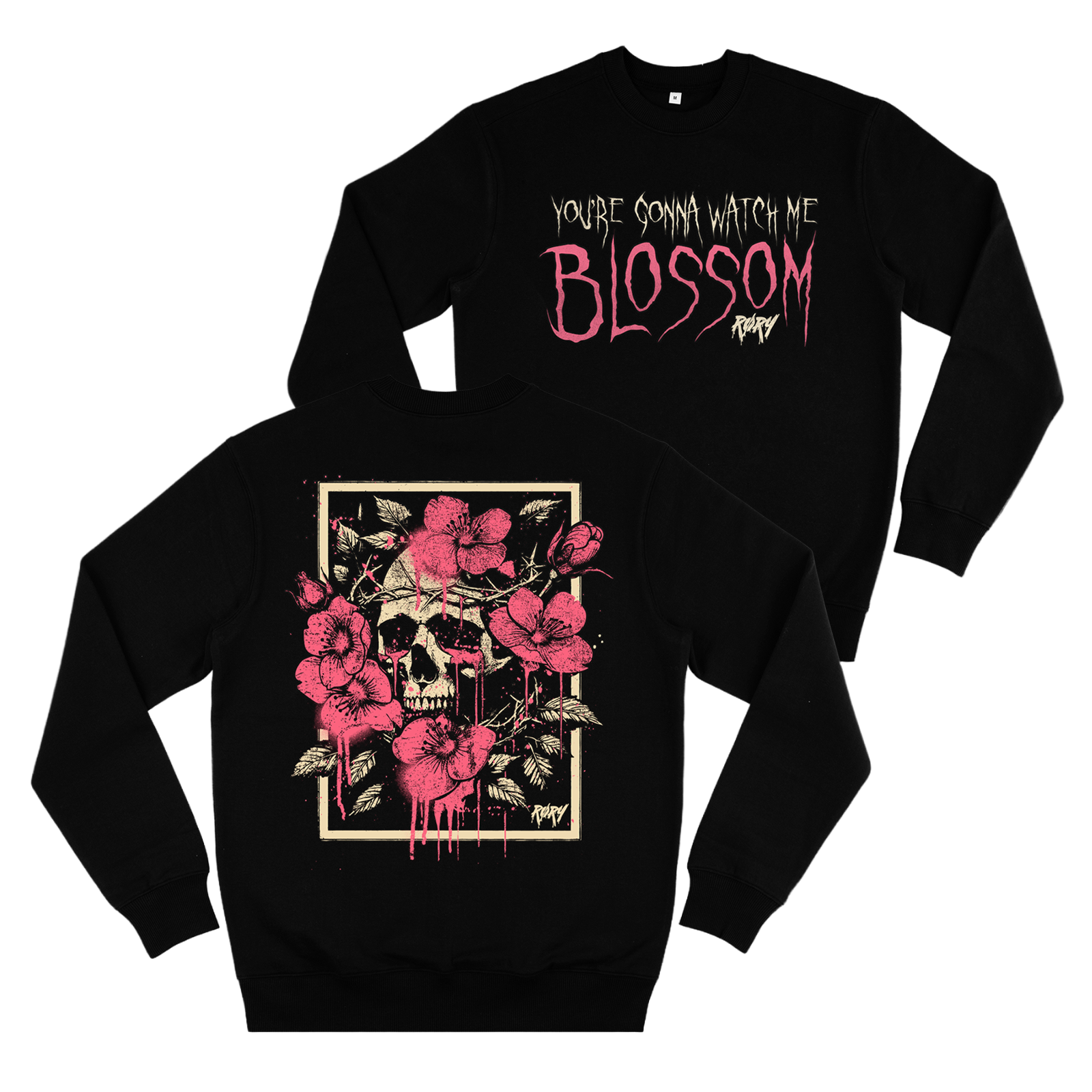 BLOSSOM SWEATSHIRT (BLACK)