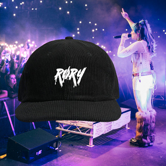 RØRY LOGO CORD CAP (BLACK)